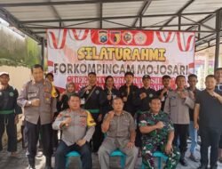 Silaturahmi Koramil Bersama Polsek Mojosari dan Perguruan Silat, Wujudkan Mojosari Aman dan Kondusif