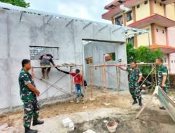 Tinjau Pembangunan Dapur Sehat BGN, Dandim 0815/Mojokerto Pastikan Sesuai Rencana