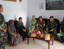 Kodim 0815/Mojokerto Perkuat Rasa Kekeluargaan Melalui Program Sedekah Prajurit