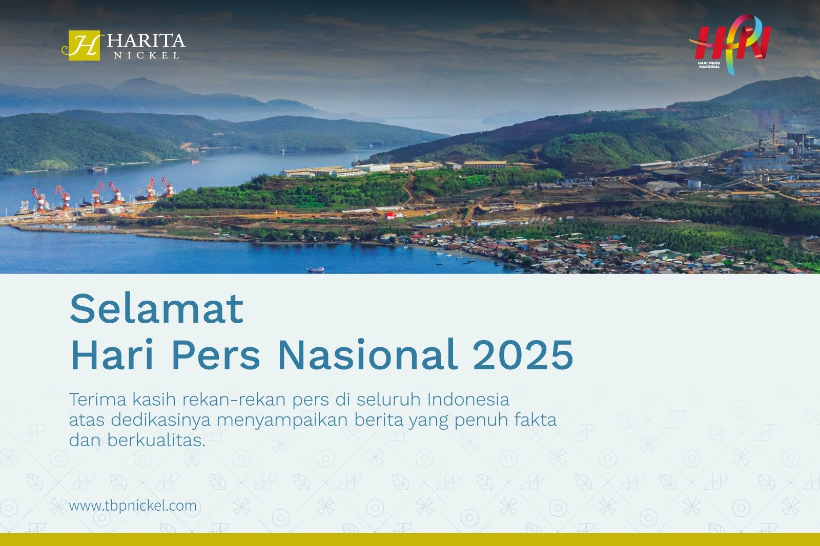 Harita Nickel Mengucapkan Selamat Hari Pers Nasional 2025