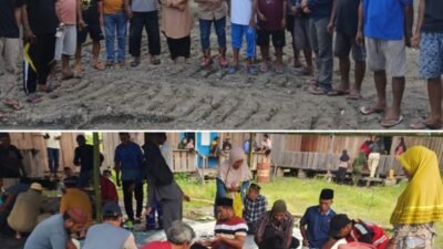 Demi Kesejahteraan Masyarakat Desa Fluk Dukung Penuh dan Mengawal Alat Berat PT. IMS di Lokasi IUP