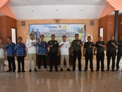 Tingkatkan Kesejahteraan Petani, Kodim 0815/Mojokerto Bersama Bulog Sosialisasikan Serapan Gabah & Beras