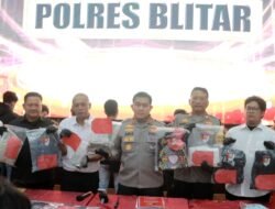 Polisi Amankan 11 Pesilat Diduga Pelaku Pengeroyokan di Blitar, 3 Orang Telah Ditetapkan Tersangka