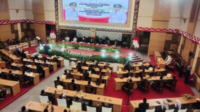 DPRD Kabupaten Mojokerto Gelar Rapat Paripurna Penyampaian Visi Misi Bupati dan Wakil Bupati Mojokerto