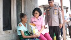 Wujud Nyata Polri Peduli Masyarakat, Polres Mojokerto Kota dan Bhayangkari Gelar Bakti Sosial dan Bakti Kesehatan Gratis