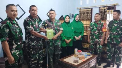 Santunan Sedekah Prajurit: Wujud Kepedulian Kodim 0815/Mojokerto Dukung Pemulihan Kesehatan Anggota