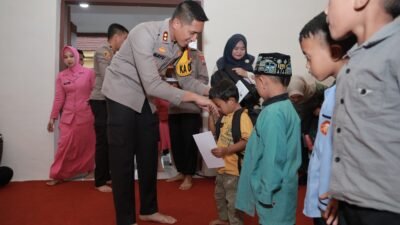 Ramadhan Berkah, Polres Jember Gelar Buka Puasa Bersama Anak Yatim