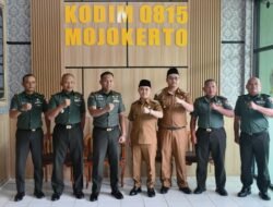 Silahturahmi Bupati Mojokerto Ke Makodim 0815, Momentum Perkuat Sinergi