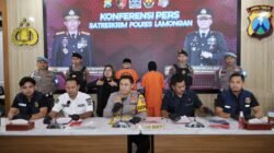 Polres Lamongan Berhasil Amankan Dua Tersangka Penembakan 6 Jam Pasca Kejadian di Desa Sembung