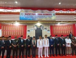 DPRD Tanggamus Gelar Rapat Paripurna Istimewa Dalam Rangka Mendengarkan Sambutan Perdana Bupati Terpilih Periode 2025/2030