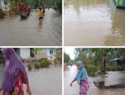 Tak Ada Talud, Curah Hujan Dengan intensitas tinggi mengguyur Puluhan Rumah Warga Desa Tabalema di Halsel