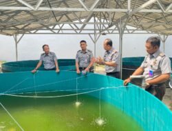 Lapas Narkotika Kelas IIA Bandar Lampung Berikan Pelatihan Kemandirian Warga Binaan Melalui Budidaya Perikanan Bioflok