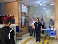 Inspektur Wilayah IV Lakukan Pengawasan Persiapan Kunjungan Idul Fitri 1446H di Lapas Narkotika Bandar Lampung