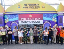 Ning Ita dan Forkopimda Plus Kota Mojokerto Tinjau Posko Pengamanan