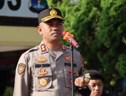 Kapolres Tanggamus Pimpin Apel Perdana Dan Sampaikan Sejumlah Pesan Tegas Kepada Seluruh Personil