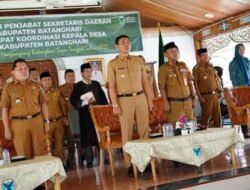 Bupati Fadhil Arief Pimpin Rakor Kepala Desa Se-Kabupaten Batang Hari