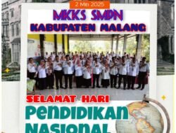 MKKS SMPN Kabupaten Malang Mengucapkan Selamat Hari Pendidikan Nasional 2 Mei 2025