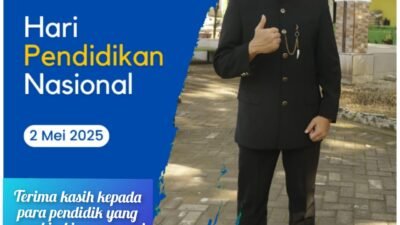 SMAN Kedamean Kabupaten Gresik Mengucapkan Selamat Hari Pendidikan Nasional 2 Mei 2025