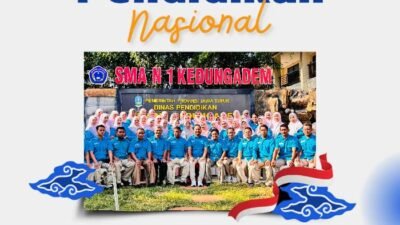 SMAN 1 Kedungadem Kabupaten Bojonegoro Mengucapkan Selamat Hari Pendidikan Nasional 2 Mei 2025