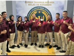 Kalapas Kelas I Bandar Lampung Dan Tim Satopspatnal Hadir Membantu Pelaksanaan Razia Di Rutan Kelas IIB Kotabumi