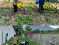Warga Binaan Lembaga Pemasyarakatan Tanam Mantang dan Kangkung Dukung Ketahanan Pangan RI