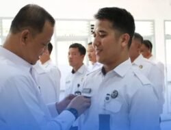 Rutan Kotabumi Hadiri Pelantikan dan Pengambilan Sumpah Jabatan di Lingkungan Kanwil Ditjenpas Lampung