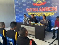 Perkuat Soliditas, Karutan Ambon Adakan Rapat Perdana dengan Petugas Pengamanan