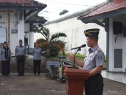 Jadikan Pancasila Pedoman Jalani Kehidupan Berbangsa dan Bernegara, Lapas Kotaagung Gelar Upacara Peringatan Harlah Pancasila Tahun 2025