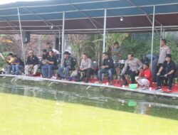 Perkuat Silaturahmi Jelang Suroan,  Polres Bojonegoro Gelar Gathering Lomba Mancing Bersama Pesilat