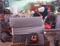 Pembinaan Produktif: Penanaman Bibit Kangkung dan Kegiatan Meubelair Berjalan Serempak