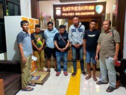 PT. Telkom Belum Melapor, Polres Mojokerto Lepaskan 5 Terduga Pelaku Pencurian Kabel Tembaga
