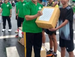 Kado Hardiknas Siswa SMPN 9 Batang Hari Juara 4 Di Raod Run 2 Batang Hari Tangguh