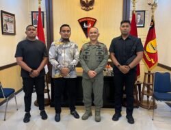 Sinergitas Pemasyarakatan dan Kepolisian: Silaturahmi Karutan Kelas IIA Ambon dengan Dansat Brimob Maluku