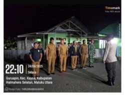 Program Pembatasan Jam Malam Anak Sekolah di Kecamatan Kayoa Halsel