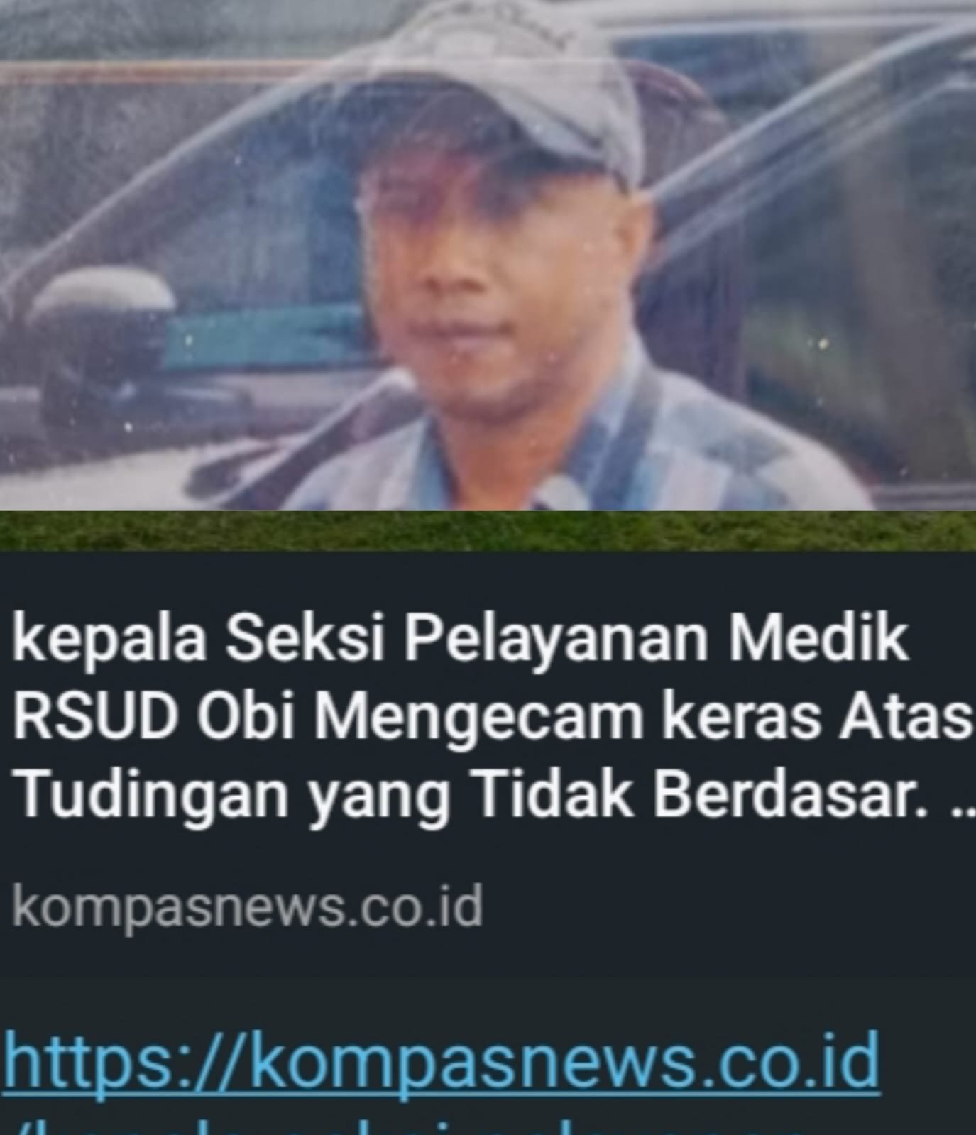Rusdi Kompasnew.co.id Diduga Dibayar Oleh KSPM RSUD Obi, Diduga Disuruh Klarifikasi Tulisan Media Lain