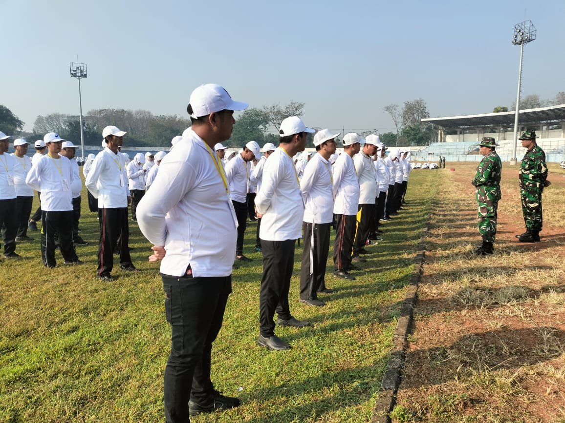 Bentuk Karakter & Integritas Kuat, Kodim 0815 Latih Kedisiplinan Ratusan P3K Kabupaten Mojokerto