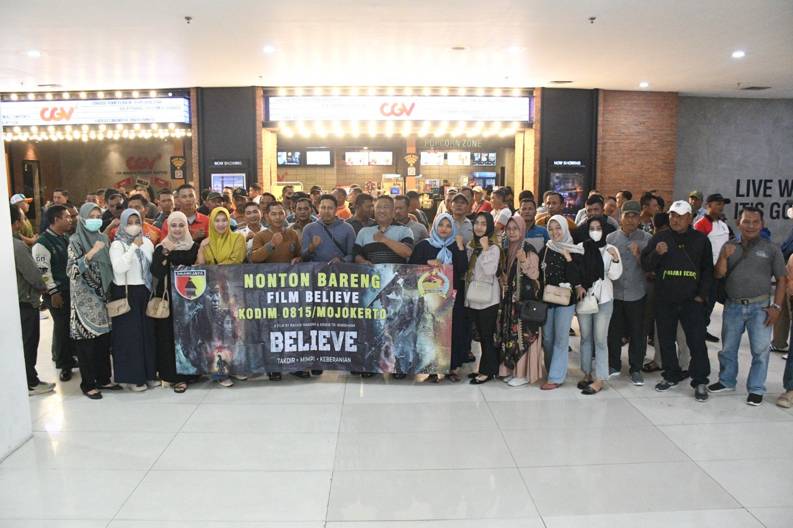 Dari Operasi Seroja ke Layar Lebar, Film “Believe” Sentuh Hati Prajurit dan Masyarakat Mojokerto