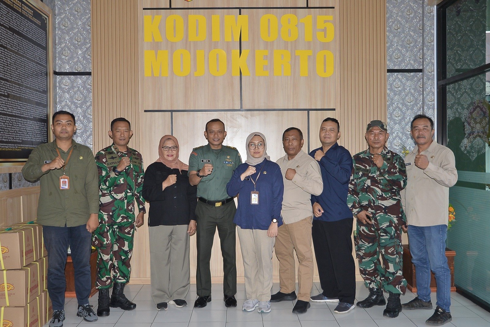 Kesbangpol Provinsi Jatim Survey RTLH Wilayah Kodim 0815/Mojokerto