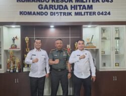 Perkuat Sinergitas Antar Lembaga, Kalapas Kelas IIB KotaAgung Lakukan Kunjungan Kerja ke Kodim 0424/Tanggamus
