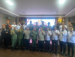 Kesatuan Pengamanan Rutan Kelas I Bandar Lampung Ikuti Audiensi dan Supervisi Polres Kota Bandar Lampung Terkait Korwasbintek Polsus