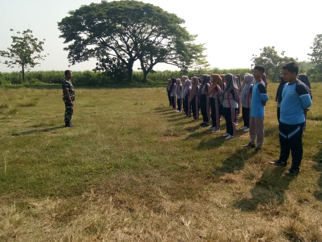 Kodim 0815/Mojokerto Berikan Pembekalan Kedisiplinan SMK Ma’arif Jatirejo