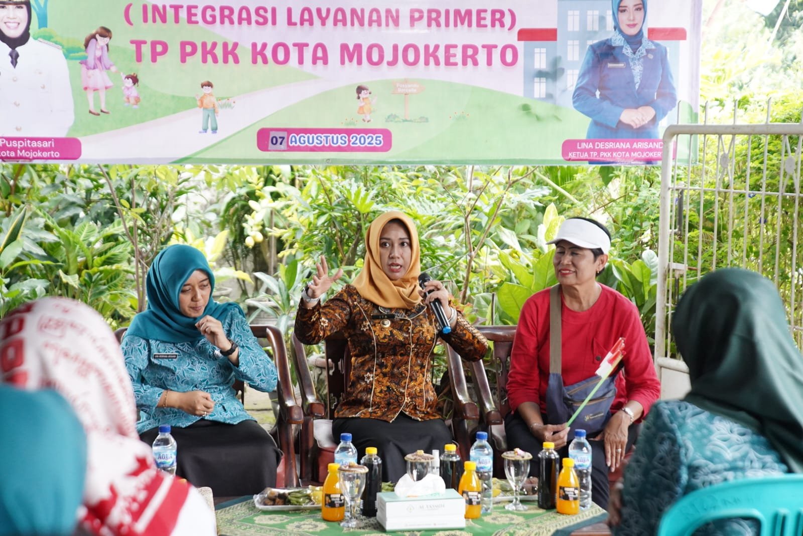 Bulan Vitamin A, Wali Kota Mojokerto Tinjau Posyandu ILP Berikan Vitamin untuk Anak