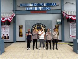 Kapolsek Baguala Kunjungi Rutan Kelas IIA Ambon, Pererat Sinergi dan Silaturahmi