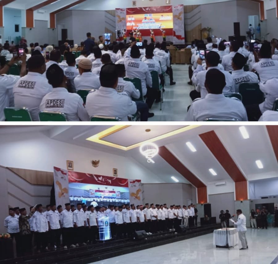 Pelantikan DPC APDESI Halsel, Ketua Aziz: Desa Di Halsel Harus Mandiri