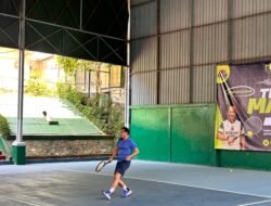 Kalapas Kelas IIA Kalianda Beni Nurrahman Tampil di Kakanwil Cup Tenis Lapangan