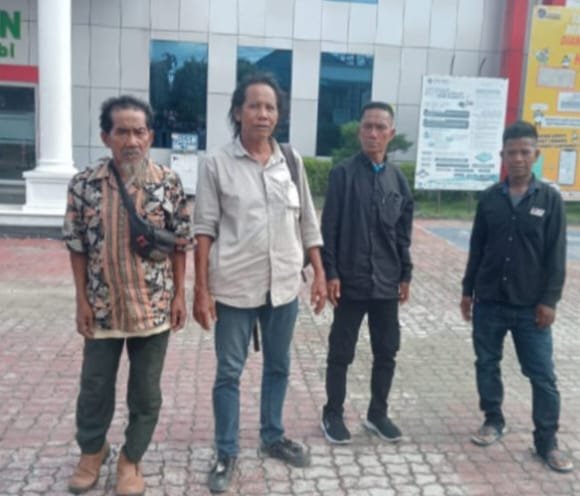 Terkait Sengketa Lahan Dengan PT. Bukit Tambih dan PT. MAS, Suku Anak Dalam Datangi Kantor ATR/BPN Kanwil Jambi