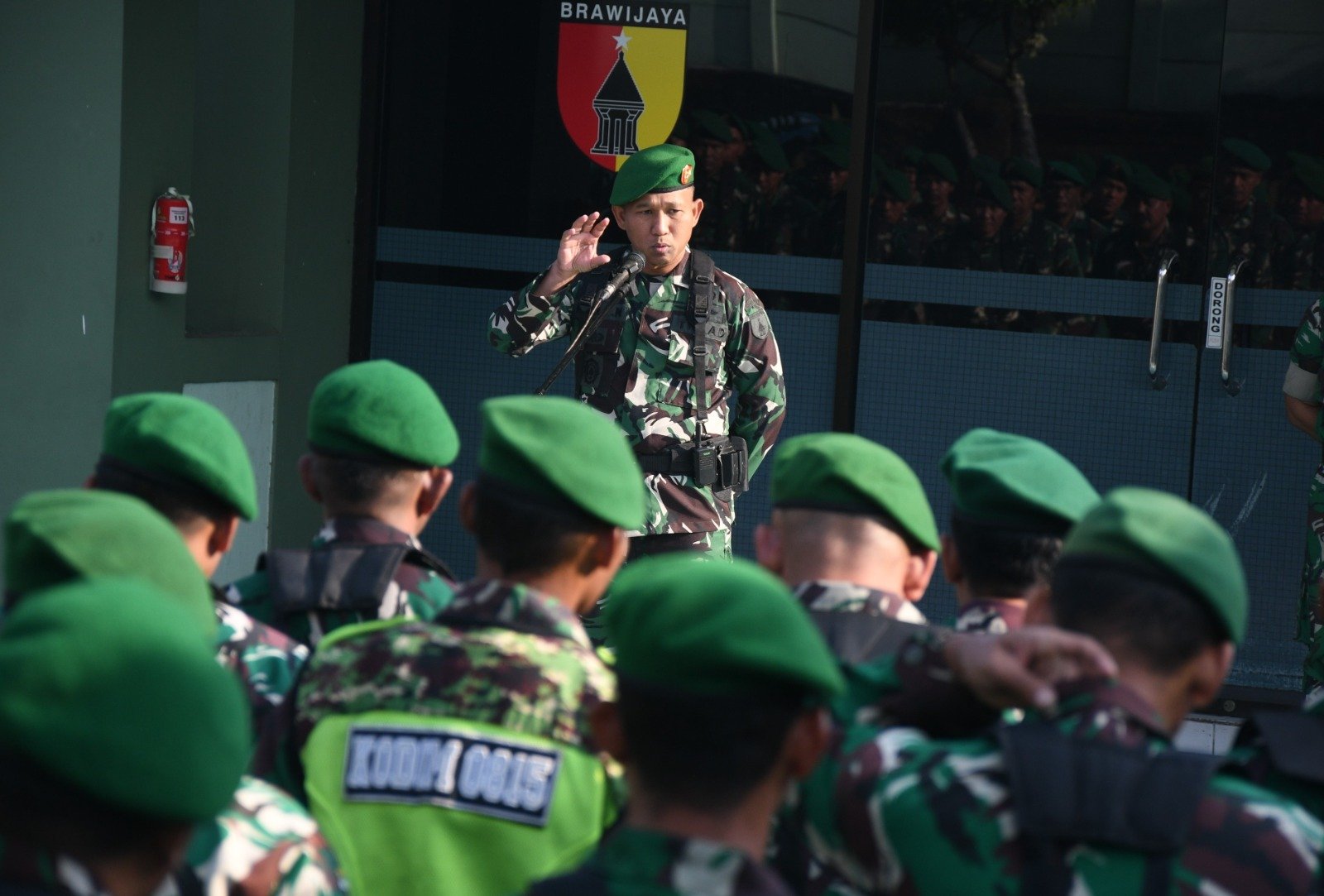 Kodim 0815/Mojokerto Gelar Apel Siaga, Dandim Tekankan Waspada Aksi Anarkis