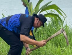 Dukung Program Menteri IMIPAS, Lapas Kelas IIA Narkotika Bandar Lampung Optimalkan Lahan, Tanam Pohon Kelapa