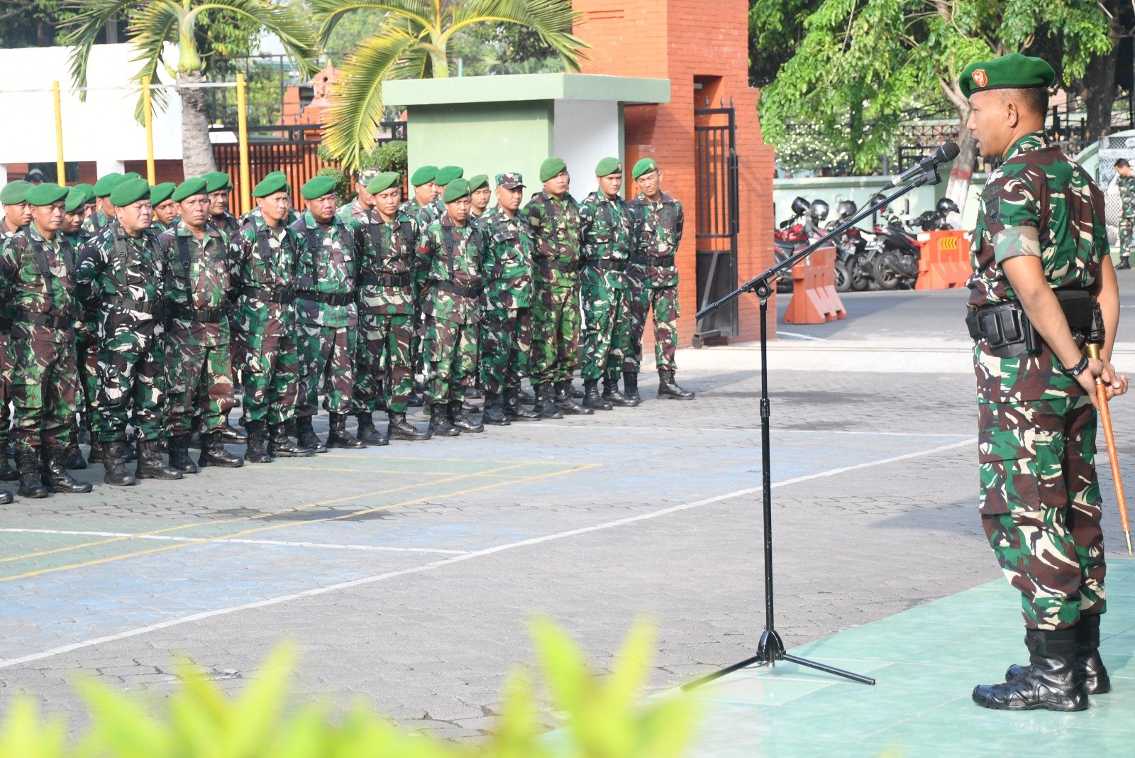 Apel Siaga di Makodim 0815/Mojokerto, Dandim Rully Noriza Ajak Prajurit Cerdas Hadapi Isu Negatif