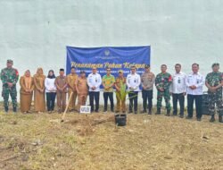 Wujudkan Ketahanan Pangan, Lapas Kelas IIA Narkotika Bandar Lampung Tanam Pohon Kelapa Bersama Forkopimcam dan BNNK Lamsel